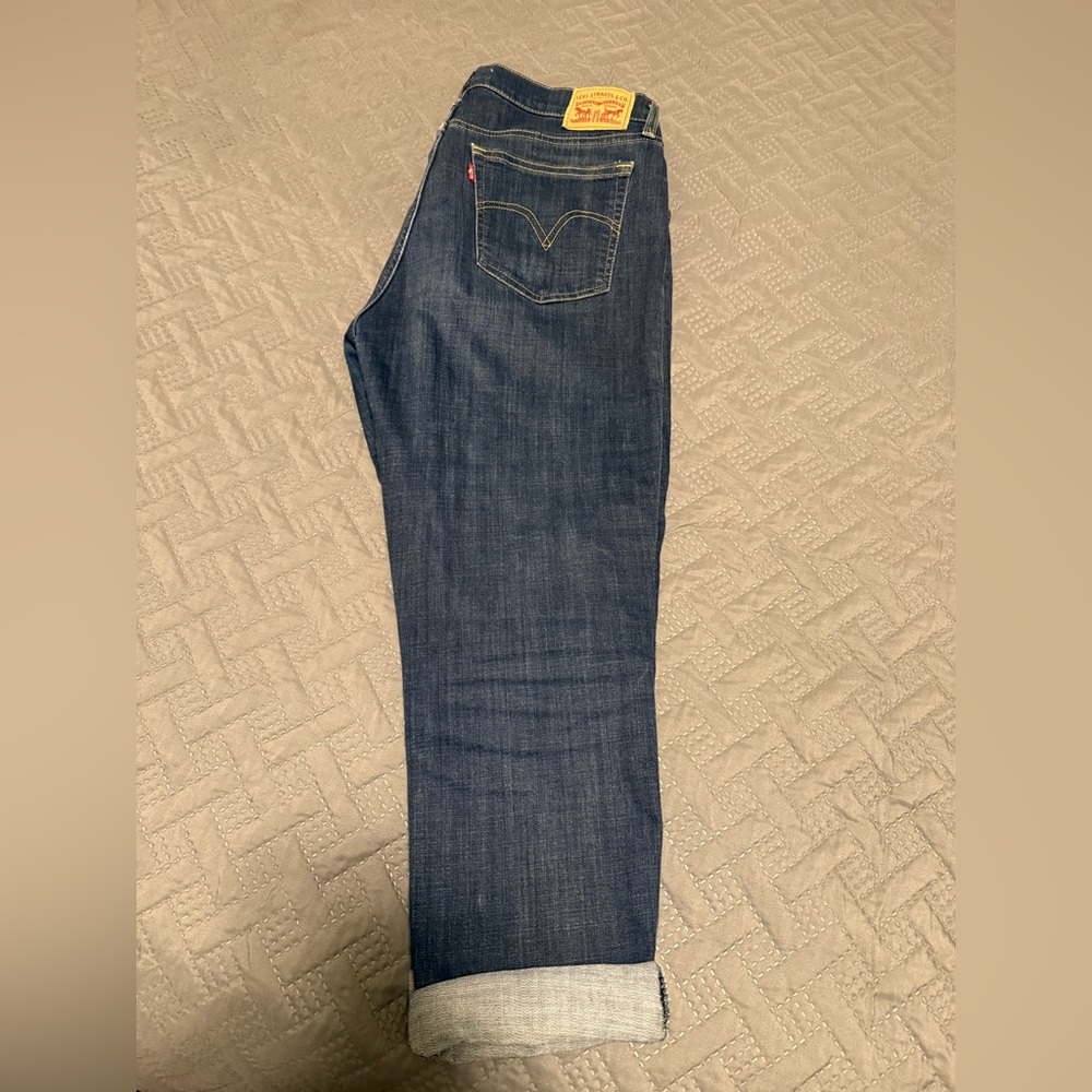 Levi's Dark Blue Boyfriend Jeans